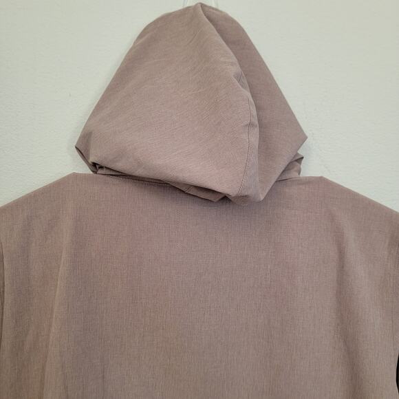 Vuori Outdoor Trainer Shell Women Sz Small VW501 Hazel Mauve UPF 30+ Gorp Hood - Picture 9 of 14